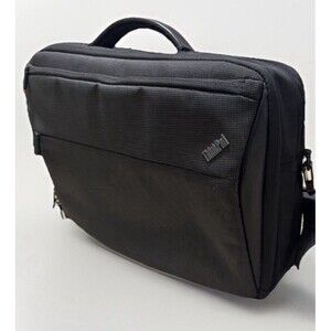 ThinkPad Black Nylon Padded Shoulder Messenger Bag for 15" Laptop